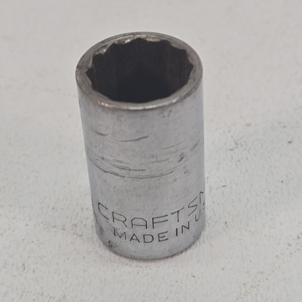 Vintage Craftsman  5/8"  12 Point 1/2" Drive Shallow Socket  47505 V Made in USA